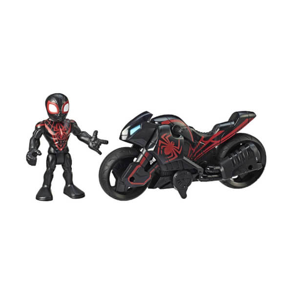 Marvel Super Hero Adventures Mega Mini Figure And Motorbike E6225 - Капитан Америка