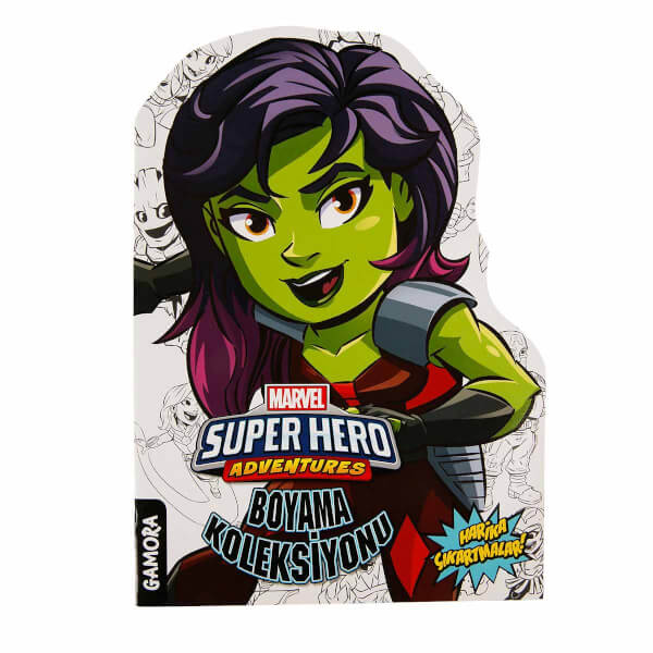 Marvel Super Hero Adventures Sticker Colouring Collection - Gamora