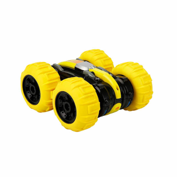 Машина на дистанционном управлении Roll Double 360 Degree Rotating Remote Control Car 16 см - желтый