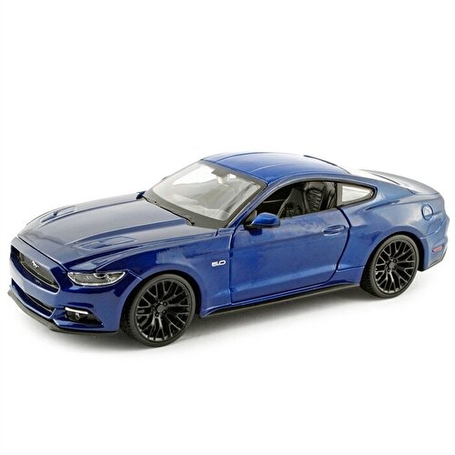 Масштаб 1:24 2015 Navy Blue Ford Mustang GT