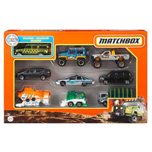 Matchbox 1:64 Набор из девяти автомобилей GVY61