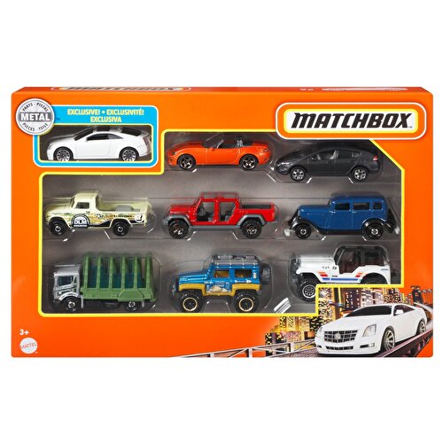 Matchbox 1:64 Набор из девяти автомобилей GVY62