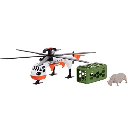 Matchbox Animal Rescue Kit Rhino Rescue Helicopter GMH70