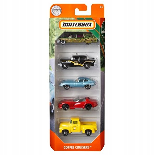 Matchbox Five Car Set Coffee Cruisers FMV34