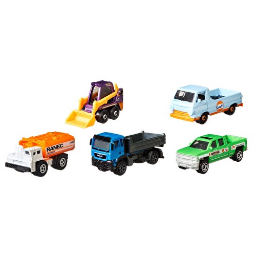 Matchbox Five Car Set Construction S2 GKJ03