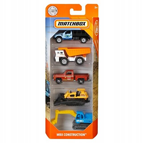 Matchbox Five Car Set MBX Construction GBJ70