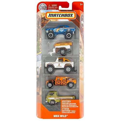 Matchbox Five Car Set MBX Wild GBJ73