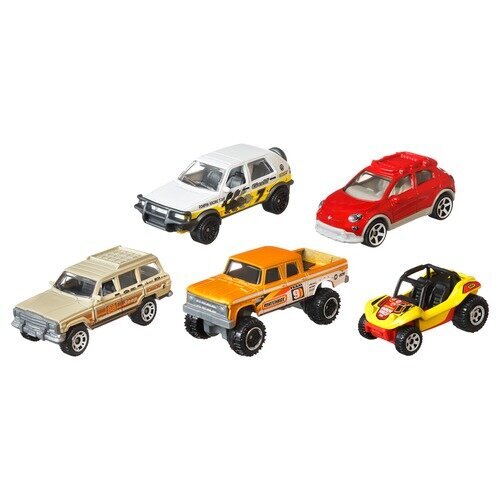 Matchbox Five Car Set Offroad Rally GVY41