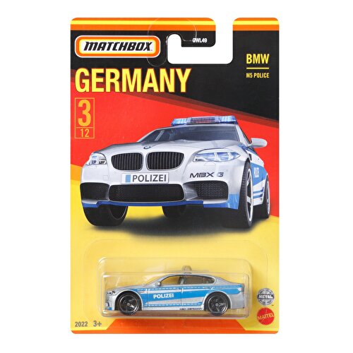 Matchbox Германия Серия транспортных средств BMW M5 Полиция HFH46