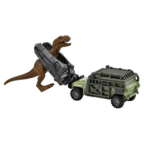 Matchbox Jurassic World Динозавры-перевозчики Тираннозавр HBH89