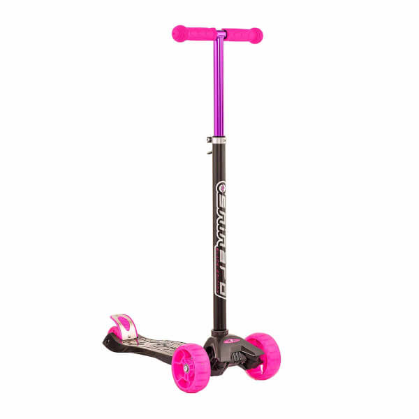 Maxi Twister 3 Wheel Black Edition Illuminated Scooter Pink