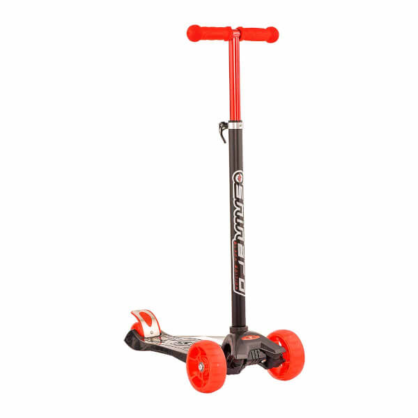 Maxi Twister 3 Wheel Black Edition Illuminated Scooter Red