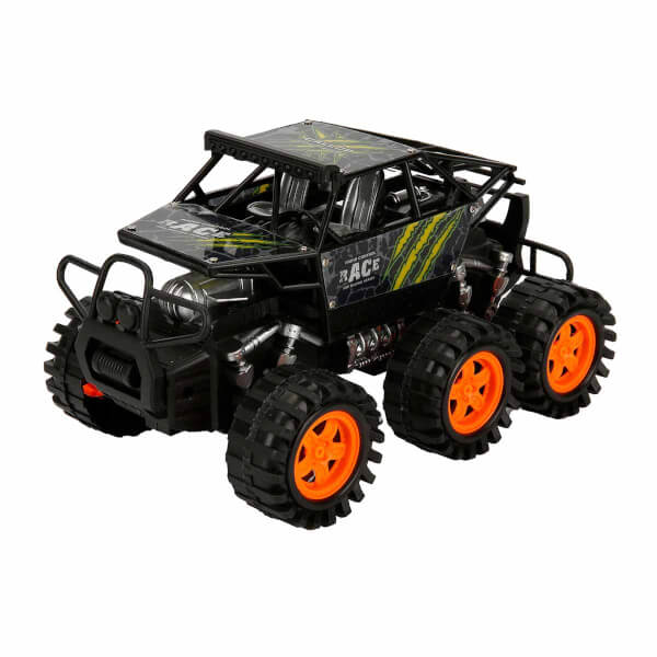 Maxx Wheels Rock Crawler Rubbed Car 21 см - черно-зеленые полосы