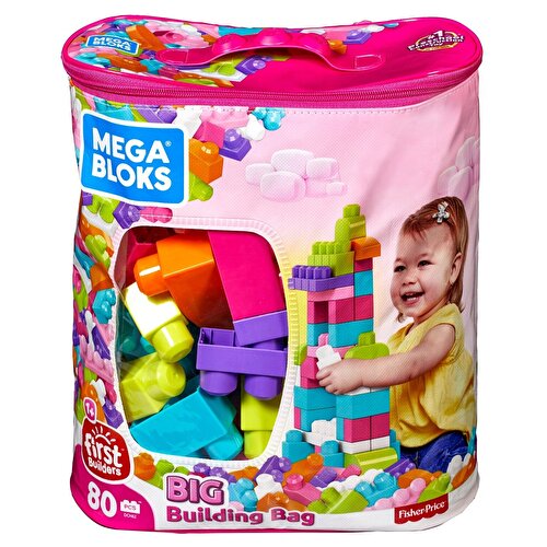 Mega Bloks First Builders 80 Block Bags Pink DCH62