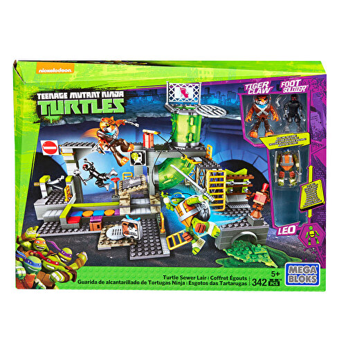 Mega Bloks TMNT Канализационное логово 342 детали