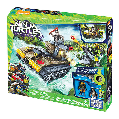 Mega Bloks TMNT Сцена битвы в джунглях 273 детали