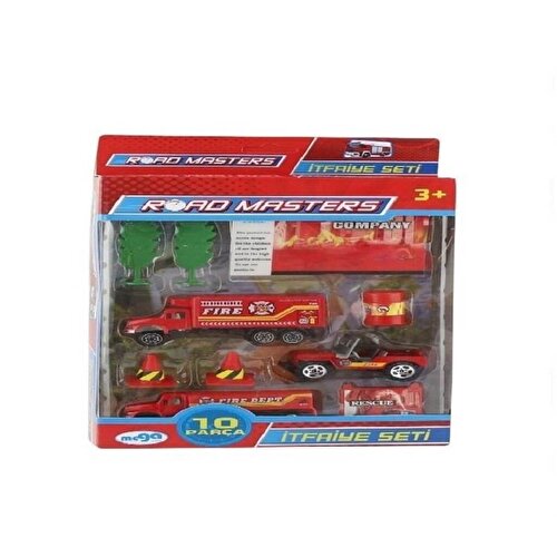 Mega Die Cast Fire Brigade Set 10 Pieces