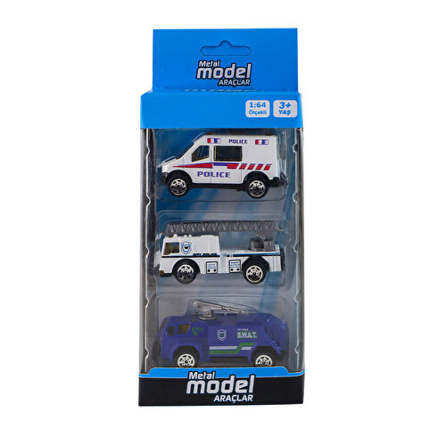 Mega Triple Die-Cast Vehicles Ambulance-Lift-TOMA