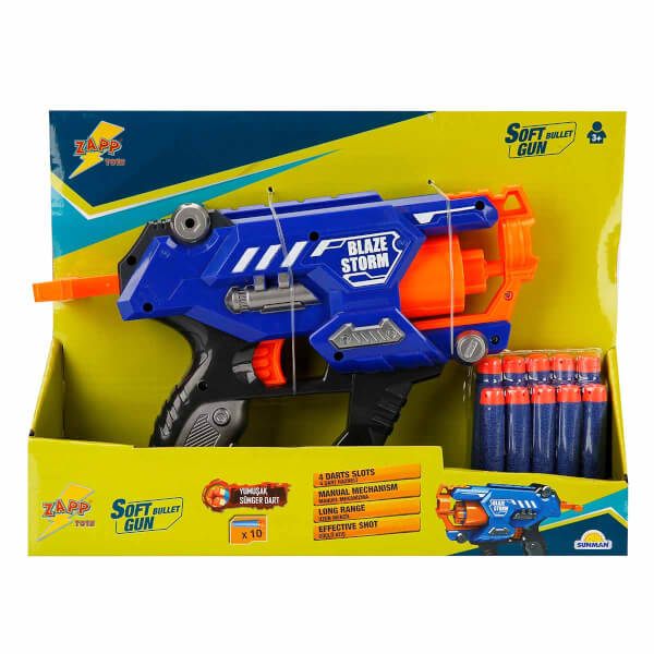 Метательный пистолет Zapp Sponge Dart 25 см.