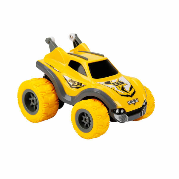 Mini Rambler 360 Degree Rotating Remote Control Car 16 см - желтый