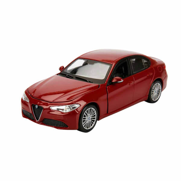 Модель автомобиля 1:24 Alfa Romeo Giulia - бургунди