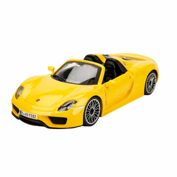 Модель автомобиля 1:24 Porsche 918 Spyder - желтый