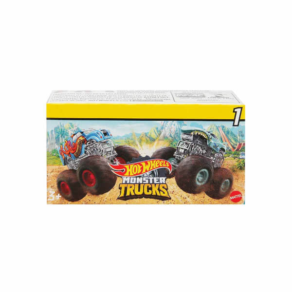 Monster Trucks Mini Cars Surprise Pack GBR24 - Series 1 Yellow