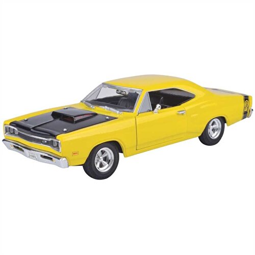 Motormax 1:24 1969 Dodge Coronet Super Bee Yellow