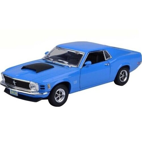 Motormax 1:24 1970 Ford Mustang Boss 429 Blue