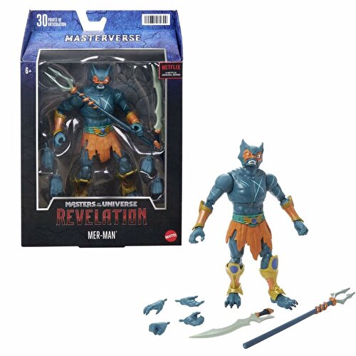 Motu Masterverse Action Figures Revelation Mer-Man HDR43