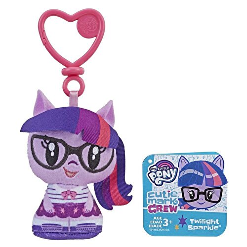 My Little Pony Cutie Mark Crew Clip-on Plush Twilight Sparkle Glasses E3448