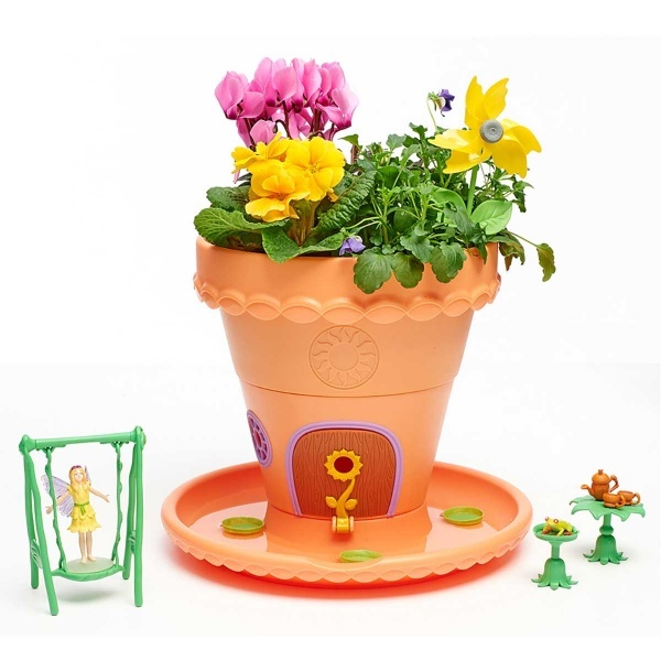 Набор цветочных горшков My Fairy Garden Lilypad Fairy Flower Pot Set