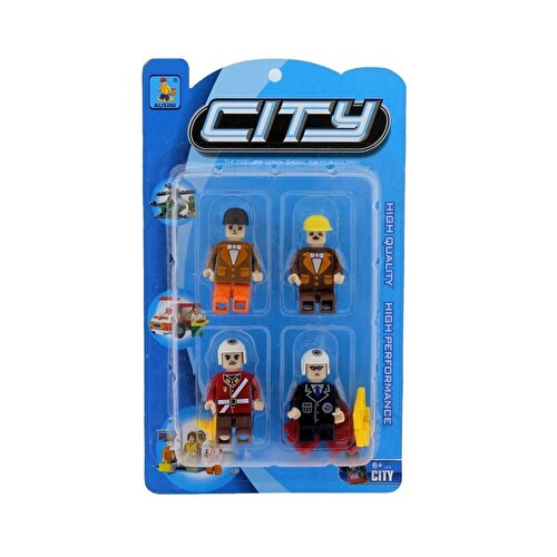 Набор фигурок Ausini City из 4 частей 25792A