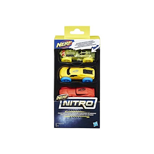 Nerf Nitro Soft Car 3 Pack C0779