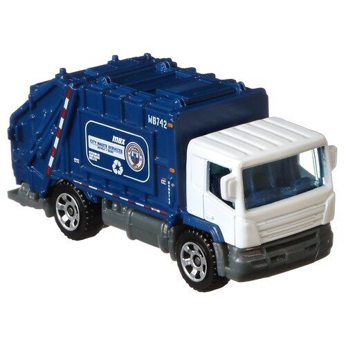 Одноместные тележки Matchbox Garbage King GKM06