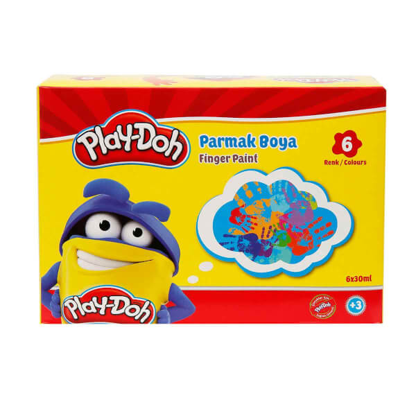 Пальчиковые краски Play Doh 6 цветов