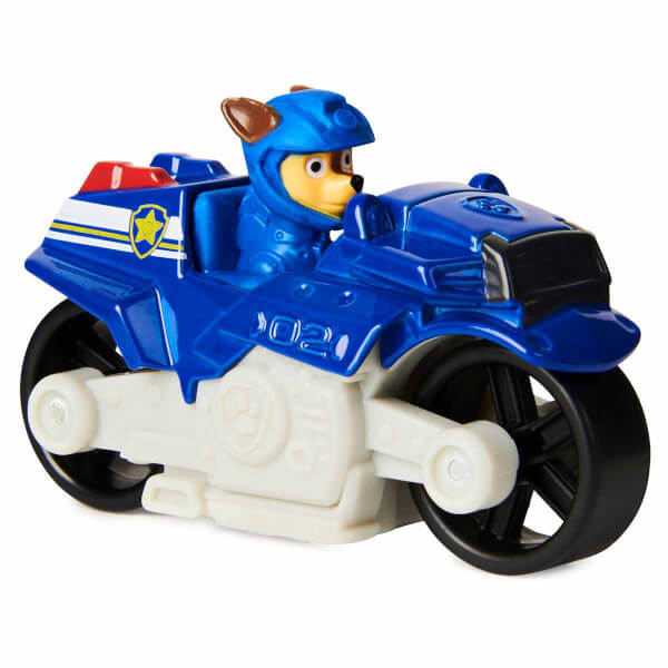 Paw Patrol Die Cast Metal Vehicles - Chase-Moto Pups