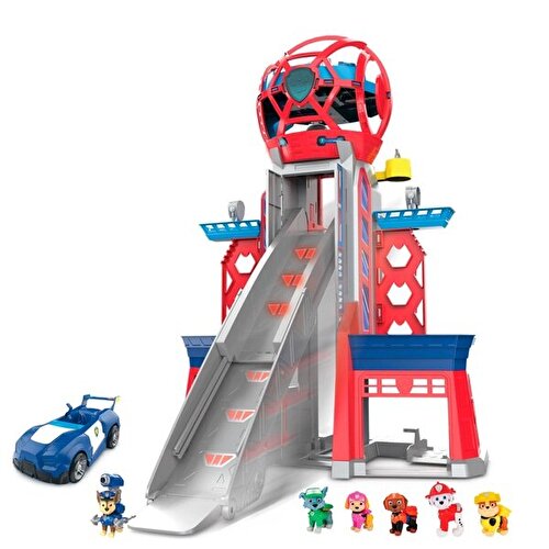 Paw Patrol Movie Giant 92cm Transformable Tower with Sound and Light and 6 Action Figures