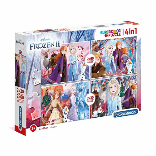 Пазл Clementoni Frozen 2 2х20 + 2х60 деталей