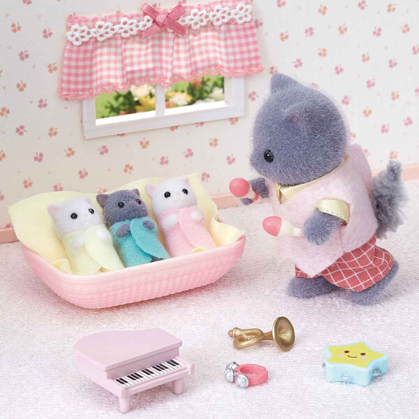 Персидский кот тройняшки Sylvanian Families