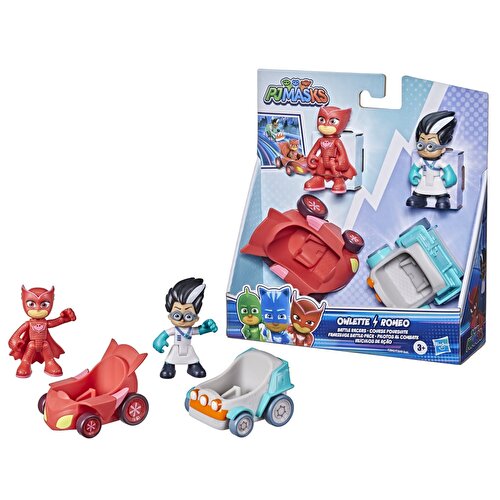 Pijamaskeliler Heroes vs Villains Dual Racing Set Owlette and Romeo F2842