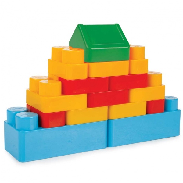 Pilsan Jumbo Blocks with Basket 36 Pieces