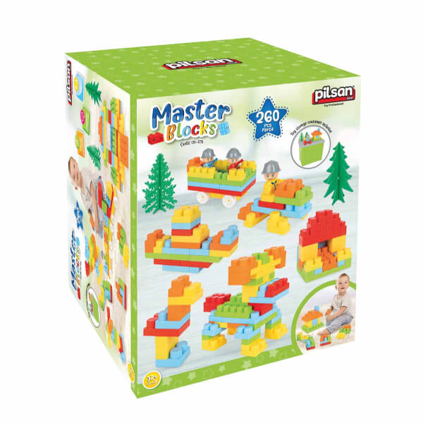 Pilsan Master Bloks Clamshell Box 260 деталей