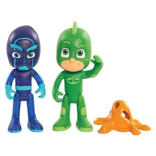 PJ Masks Двойная фигурка Гекко и ночной ниндзя