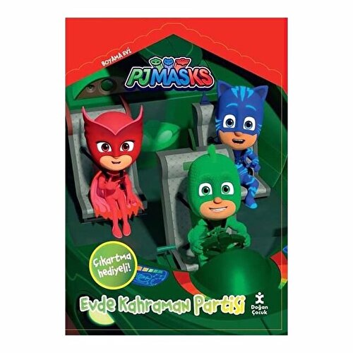 Pjmasks Раскраска Дом Дом Герой Вечеринка