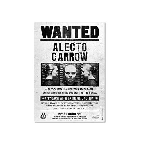 Плакат Wizarding World Harry Potter - Wanted. Алекто Кэрроу