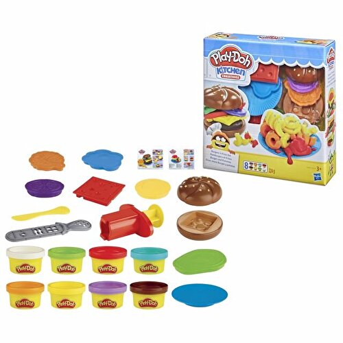 Play Doh Кухонная мастерская Гамбургер и картофель фри Набор E5472