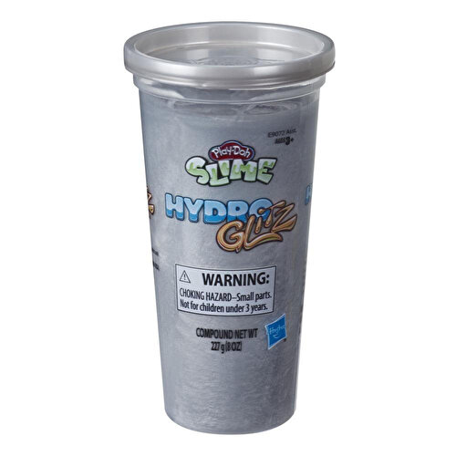 Play-Doh Hydroglitz Single Metallic Slime Silver E9072