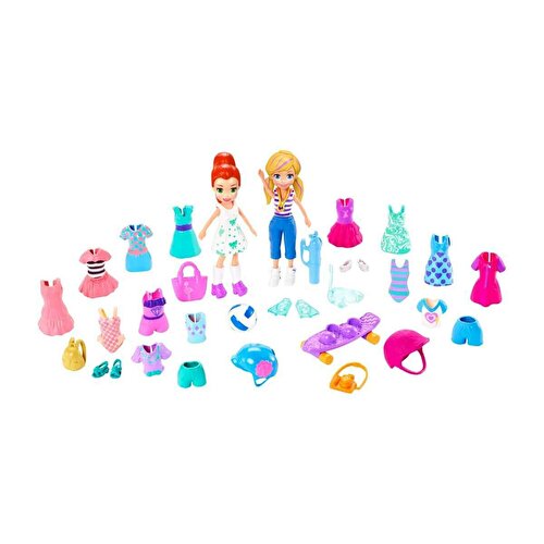 Polly Pocket Большой модный комплект Super Sporty GDM18