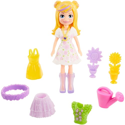 Polly Pocket и набор модных аксессуаров на садовую тематику GMF78